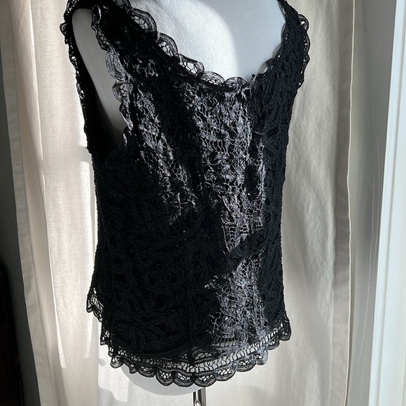 Vintage Carole Little Lace blouse - Picture 4 of 12